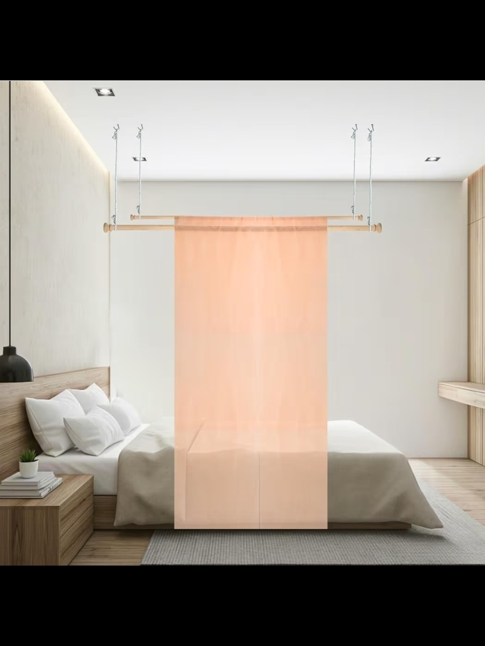 NWT Hanging Bed Canopy Frame, 78 Inches